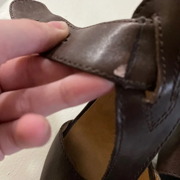 Vintage Italian Design Leather Heels Franco Sarto Women's heels - Picture 3 of 8